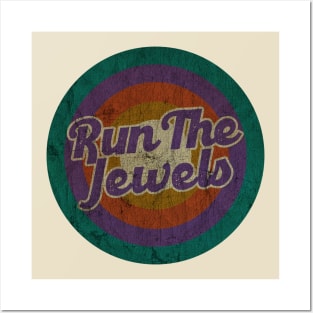 Run The Jewels - Retro Circle - DESIGN -  Vintage Posters and Art